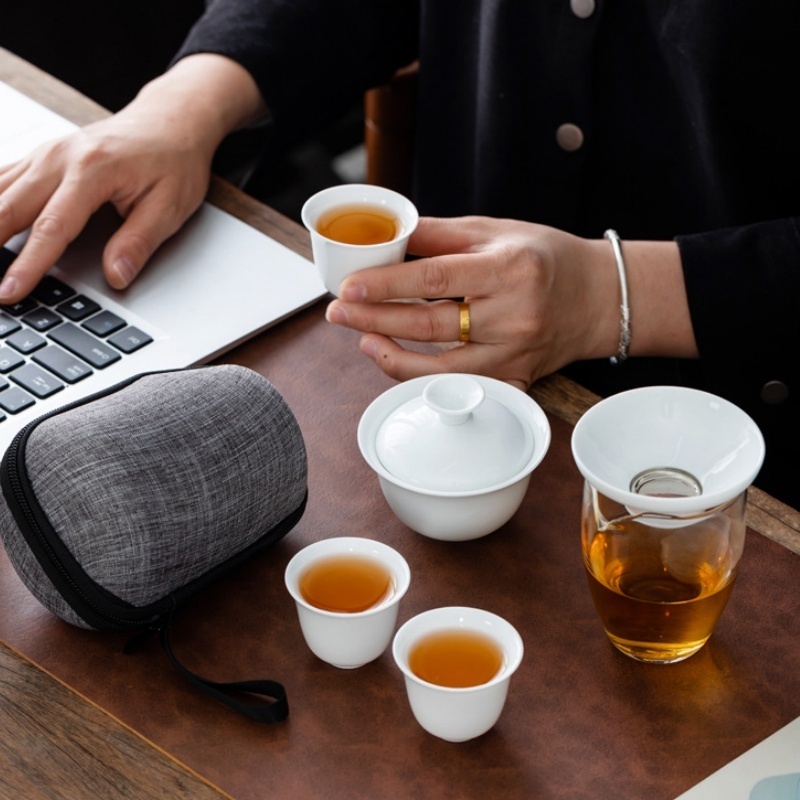 Korean Tea Set - Conjunto de Chá Chinês Portátil de