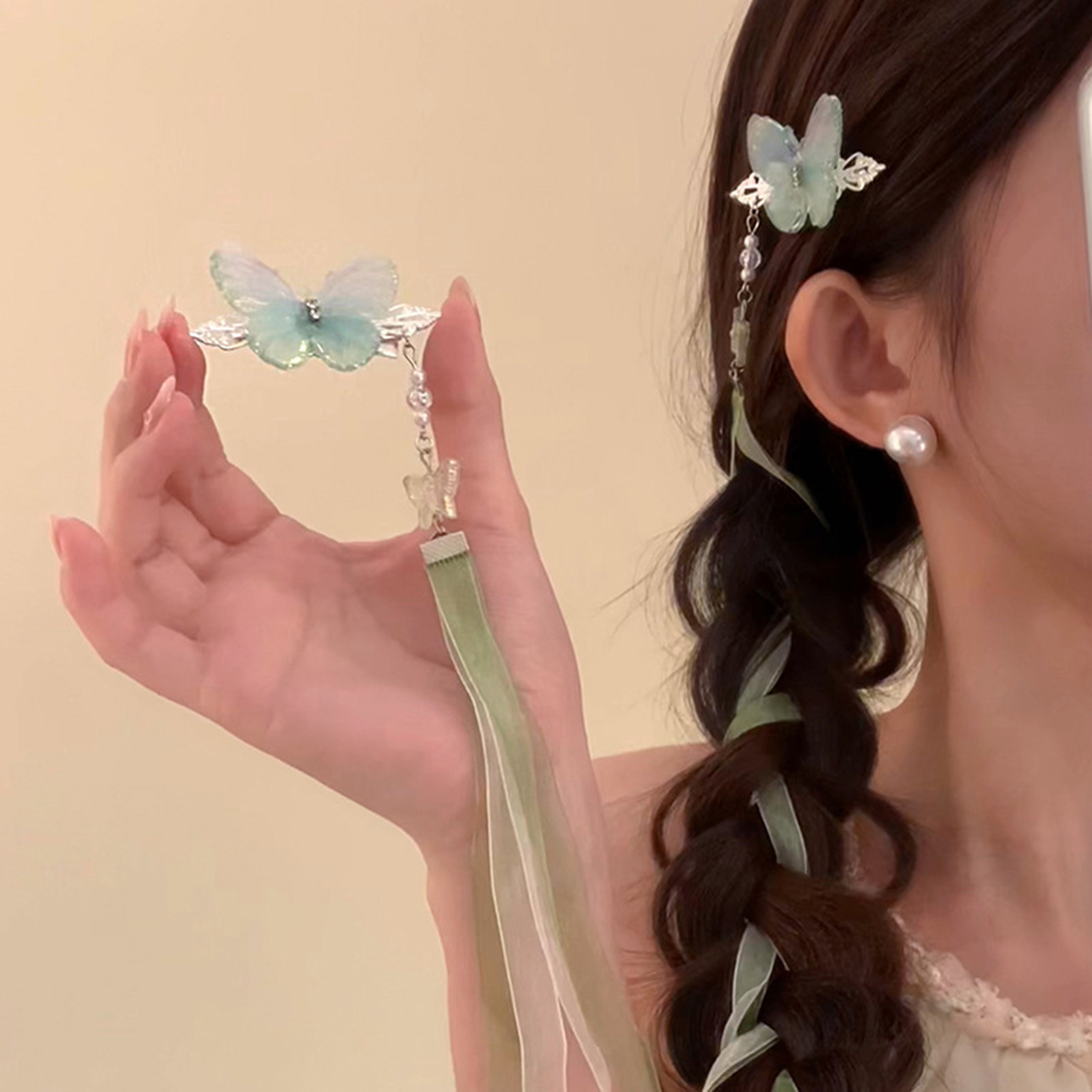 Hanbok Hair Pin - 2 pçs estilo neo chinês grampos
