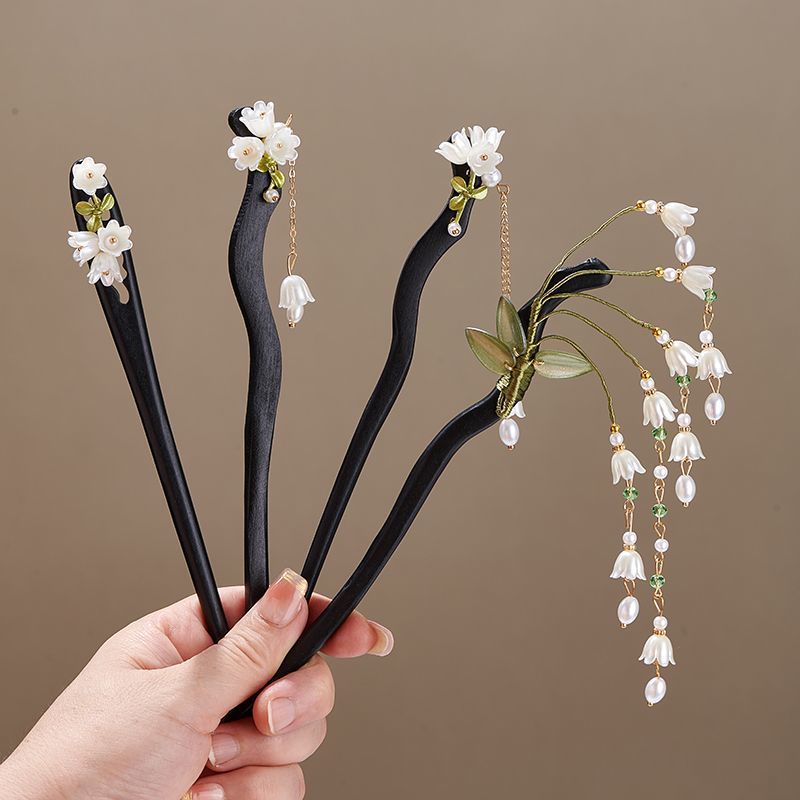 Hanbok Hair Pin - Grampo de Cabelo Lírio do Vale