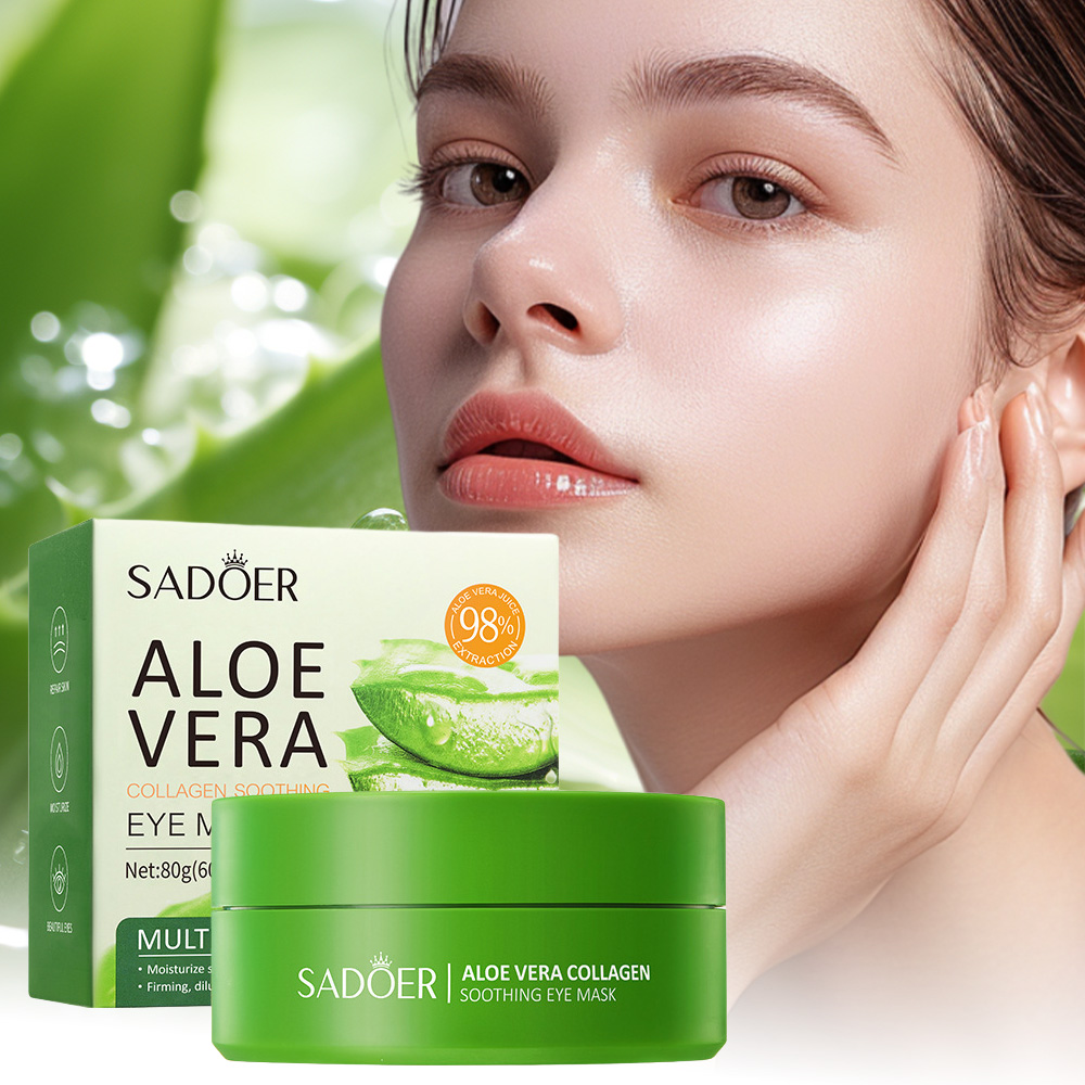 Sheet Mask Collagen - Máscara Calmante para Olhos SADOER com