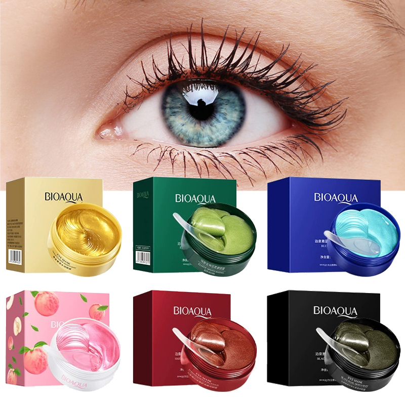Sheet Mask Collagen - 60pcs BIOAQUA Patches de Colágeno Cristal