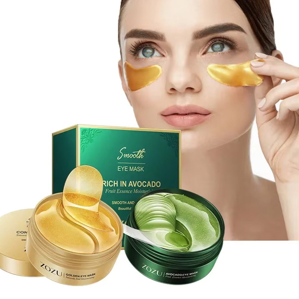 Sheet Mask Collagen - 24k ouro olho gel remendo abacate