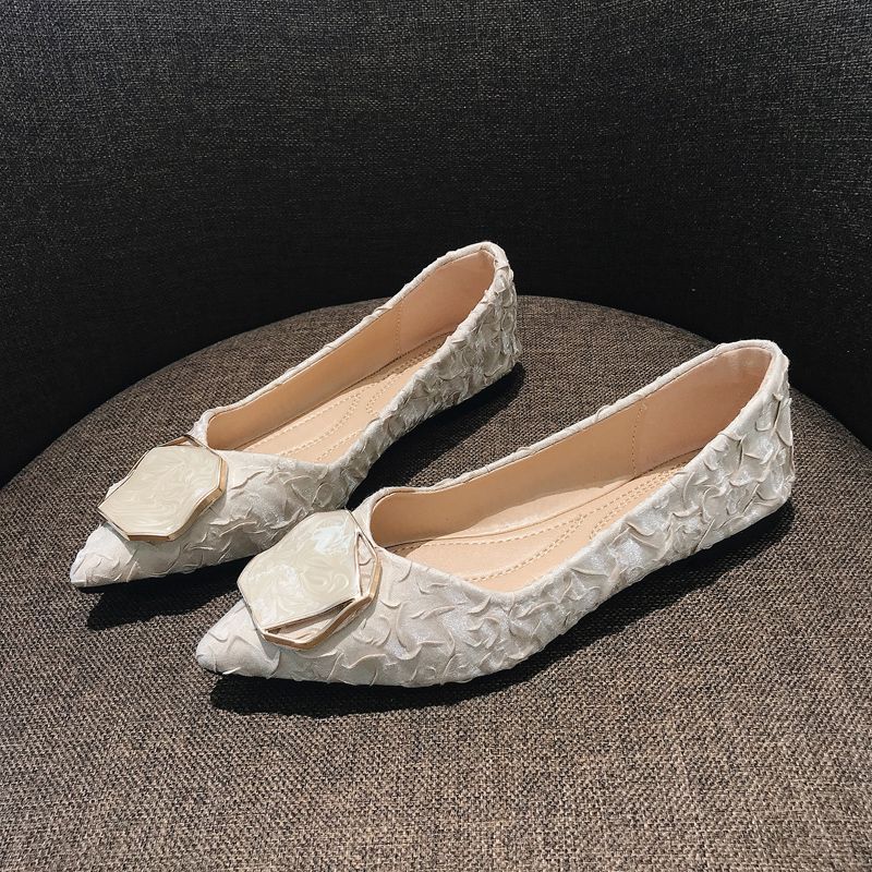 Korean Lifestyle Trends - Sapatos Femininos Elegantes de Bico Fino