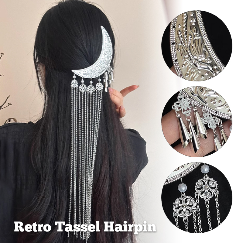 1pc acessórios hanfu longo bor - Hanbok Hair Pin avaliação e preço