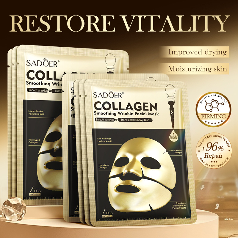 SADOER Máscaras faciais de col - Sheet Mask Collagen avaliação e preço