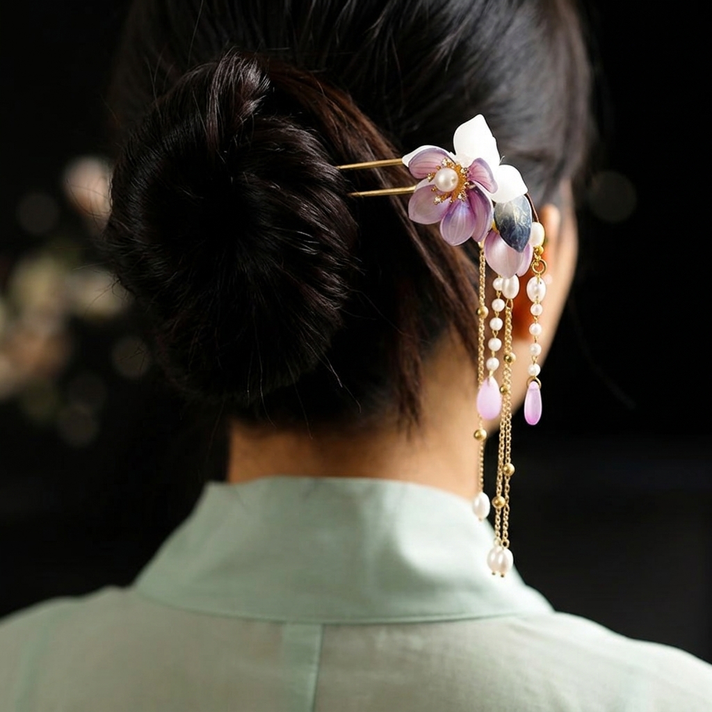 Grampo de Cabelo em Liga Metál - Hanbok Hair Pin avaliação e preço