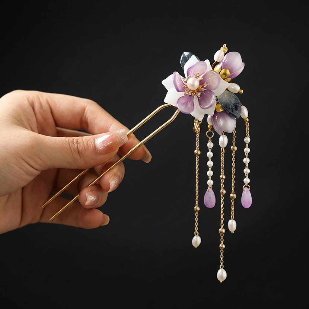 Grampo de Cabelo em Liga Metál - Hanbok Hair Pin avaliação e preço