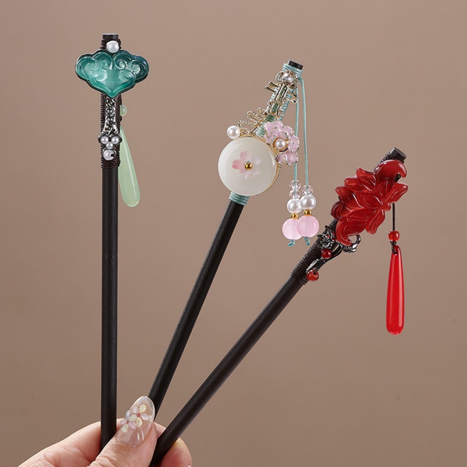 Grampo de Cabelo Vintage Flora - Hanbok Hair Pin avaliação e preço
