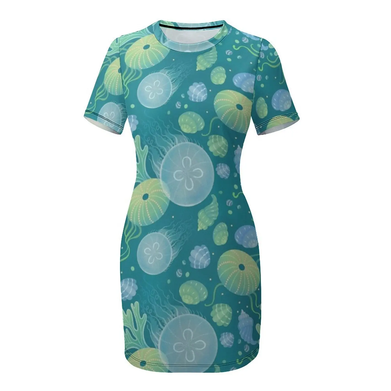 Vestido de manga curta Ocean L - Korean Lifestyle Trends avaliação e preço