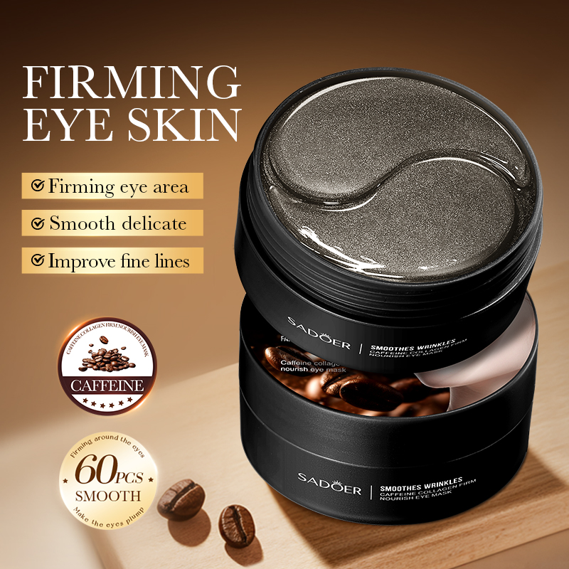 60 pçs sadoer cafeína cristal  - Sheet Mask Collagen avaliação e preço