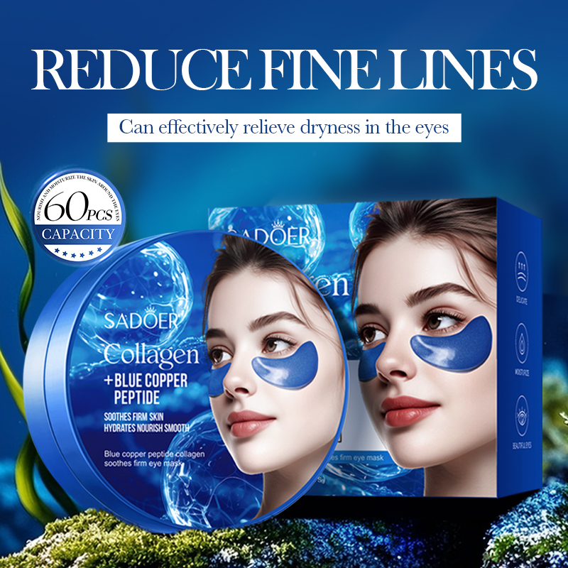 60 pçs sadoer cafeína cristal  - Sheet Mask Collagen avaliação e preço