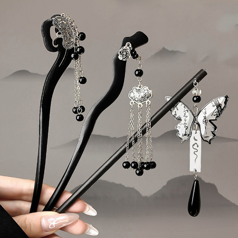 1pc estilo antigo chinês pintu - Hanbok Hair Pin avaliação e preço