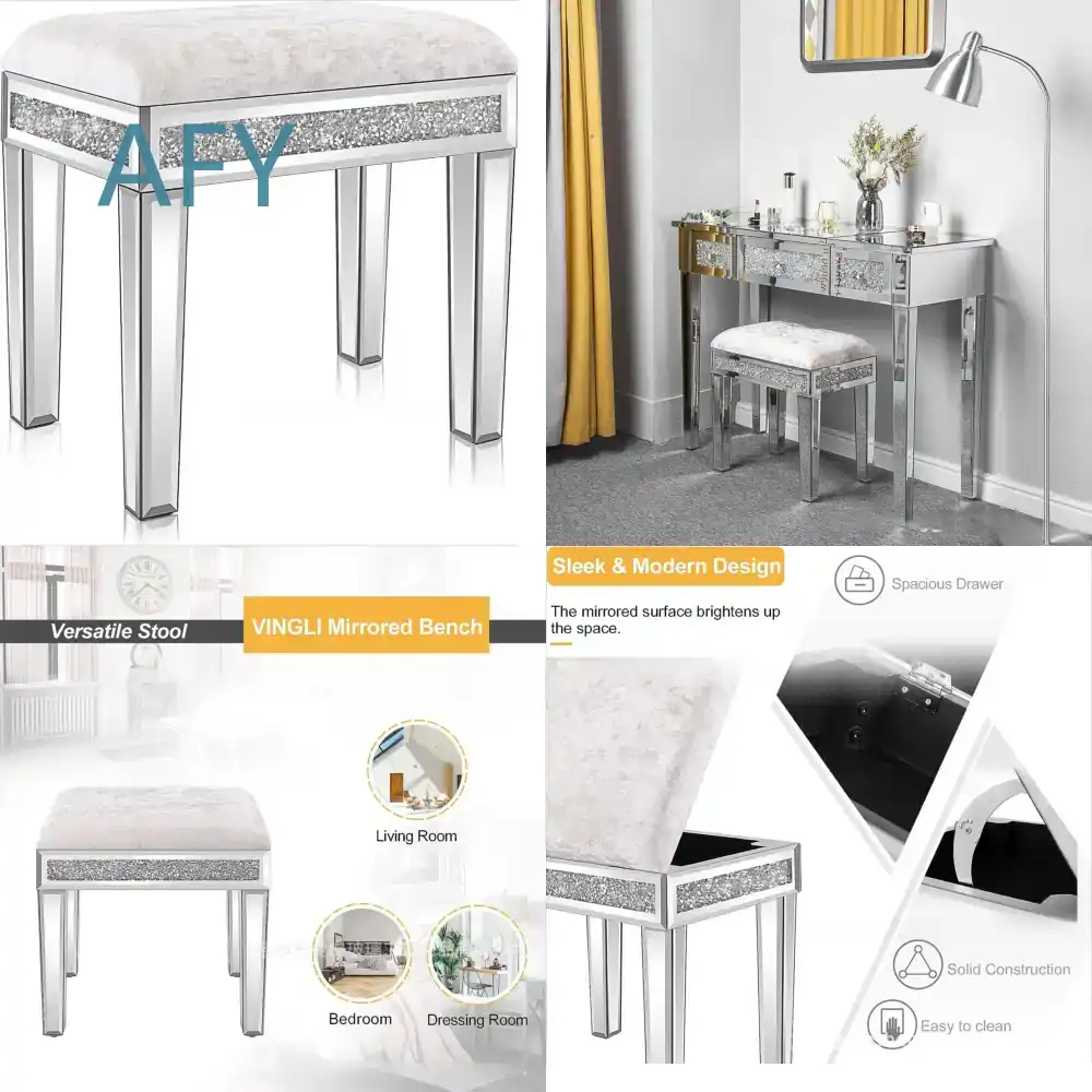 Banco Estofado de Veludo com E - Muji Home Storage avaliação e preço